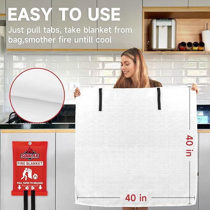 Fire Blanket Emergency for Home Kitchen - Image 6