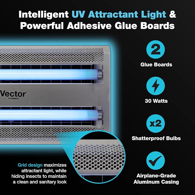 Catchmaster Vector 30, UV Light Fly Traps Indoor - Image 6