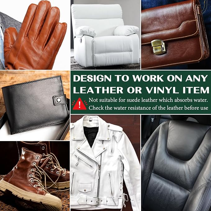 Dark Brown Leather Repair Kit, Leather Recoloring Balm – Restore & Repair Faded - Image 2