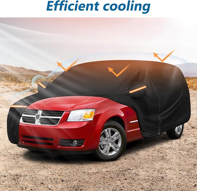 Car Cover for 1984-2020 Dodge Grand Caravan, Chrysler Grand Voyager, - Image 4