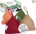 4 Pack Bamboo Charcoal Air Purifier Bags 200 Grams Each by CallaBurst