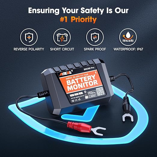 ANCEL BM300 Pro 6V 12V 24V Battery Monitor - Image 6