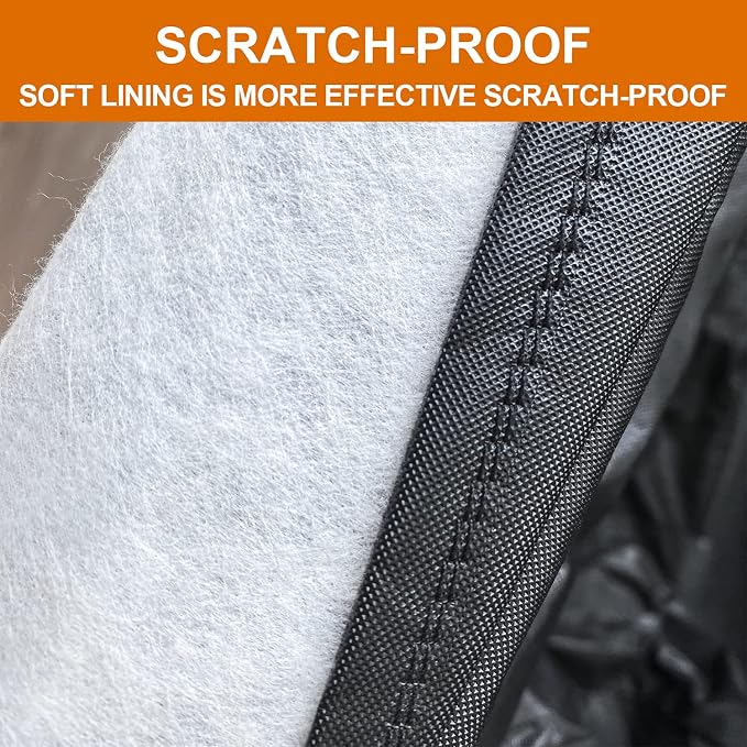 Kayme 7 Layers Car Cover Waterproof All Weather, Universal Fit - Image 3
