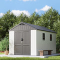 Patiowell 8x12 FT Outdoor Storage Shed, Plastic Shed Resin Garden Shed by Patiowell