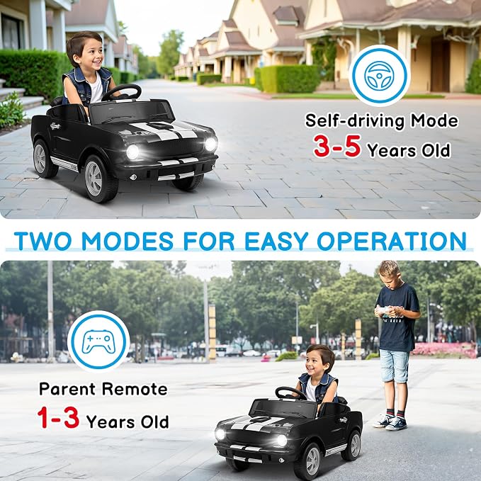 Winado 12V Licensed Shelby Electric Car - Image 3