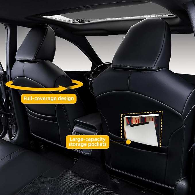 Custom Fit Camry Seat Covers for 2018-2024 Toyota Camry Hybrid LE, SE Full - Image 3