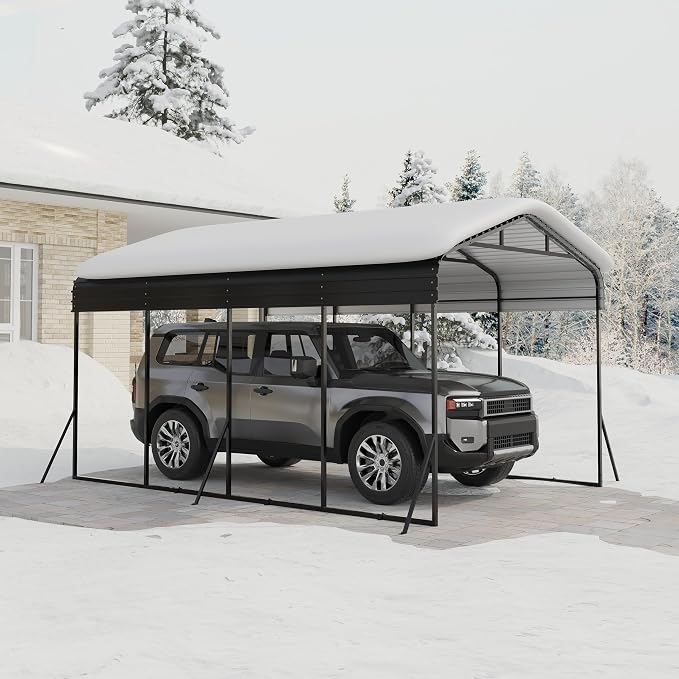 12x20 FT Metal Carport, Garage - Image 8