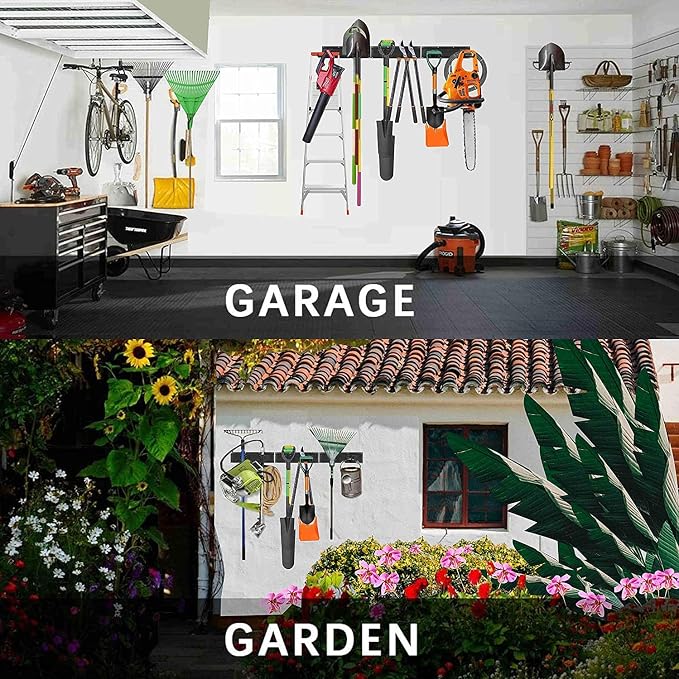 Garage Organizer Wall Mount, 64 Inch Garage Storage Organization, Adjustable - Image 5