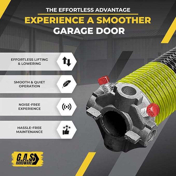 Garage Door Torsion Spring 207x1.75x23 Includes 1” Steel Bearing, Non-Slip - Image 5