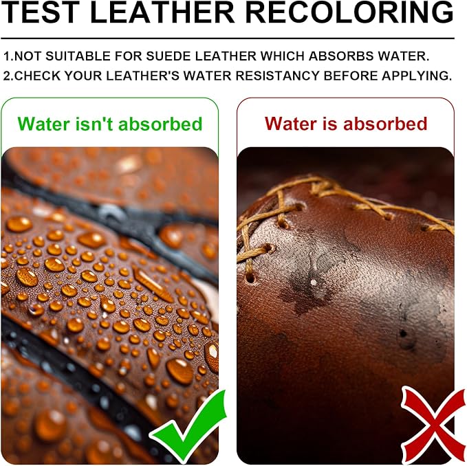 Leather Recoloring Balm Set, Leather Cleaner Restore Conditioner Mink Oil - Image 7