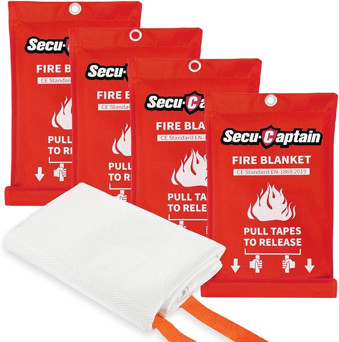SecuCaptain Emergency Fire Blanket by SecuCaptain