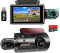 Dual Dash Camera for Cars, Dash Cam Front and Inside, 1440P Dashcam Front + by Fueeicko