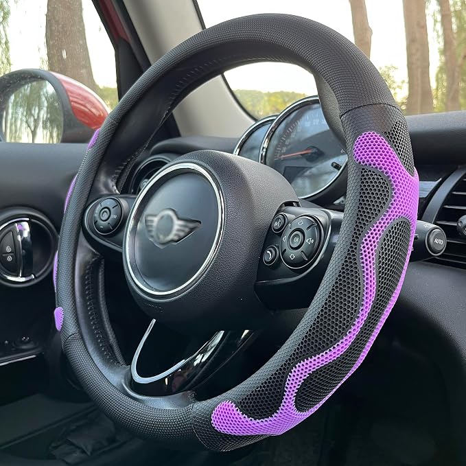 PINCTROT Large Size Comfy Grip Steering Wheel Cover, Anti-Slip Design, by PINCTROT