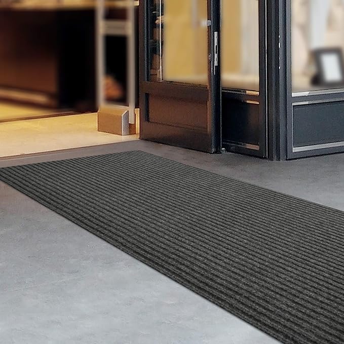 iCustomRug Spartan Weather Warrior Indoor/Outdoor Utility Ribbed Carpet Runner - Image 2