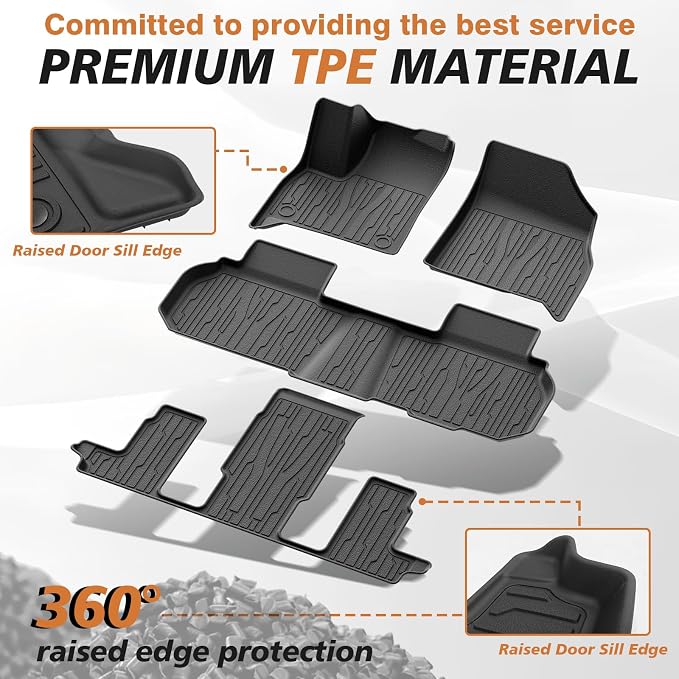 TripleAliners Floor Mats All Weather Compatible - Image 3