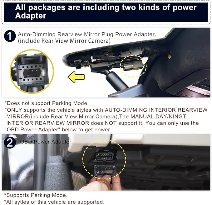 4K Dash Cam Custom fit for GMC Yukon, Yukon XL 2015 2016 2017 2018 2019 2020 - Image 4