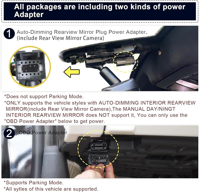 4K Dash Cam Custom fit for GMC Yukon, Yukon XL 2015 2016 2017 2018 2019 2020 - Image 4
