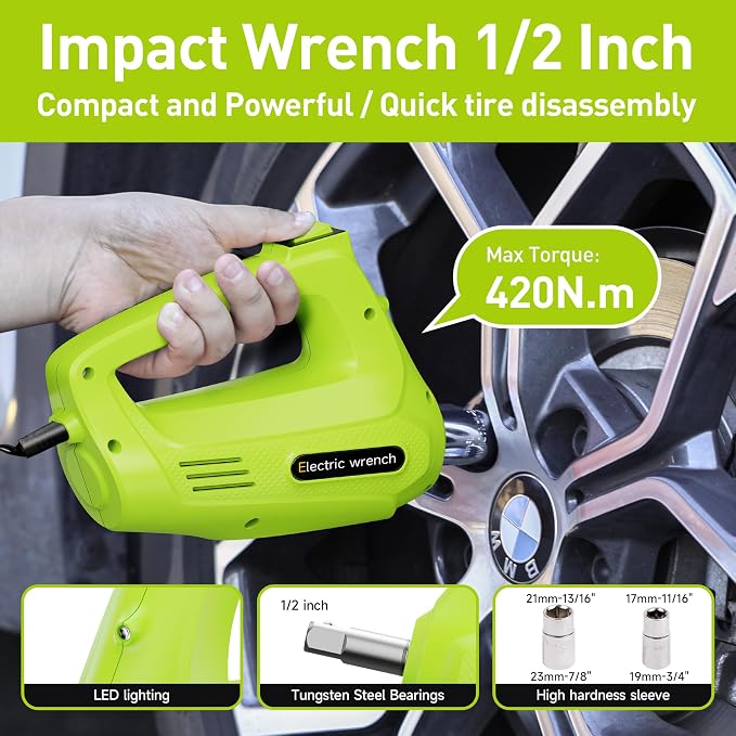 Electric Car Jack Kit 5T 12V Hydraulic Tire Jack - Image 5