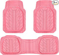 CAR PASS DeepDish Pink Floor Mats by CARPASS