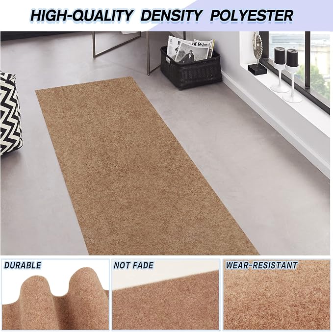 Custom Size Backed Non-Slip Area Rugs Runner, Easy Clean, Waterproof Runner Rugs - Image 2