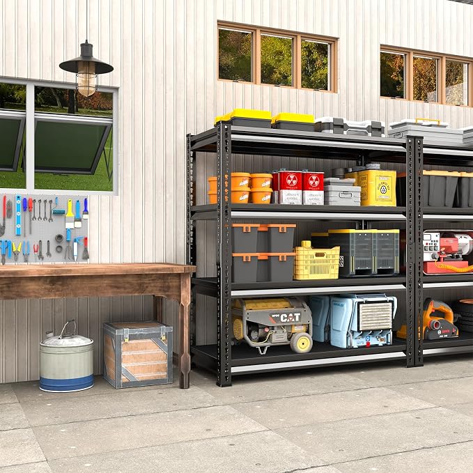 48" W Garage Shelving Heavy Duty, 1800LBS Loads Adjustable Garage Storage - Image 2