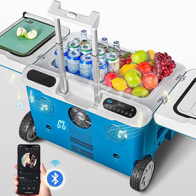 AAOBOSI Car Fridge, 42Quart Portable 12 Volt Car Refrigerator Cooler - Image 7