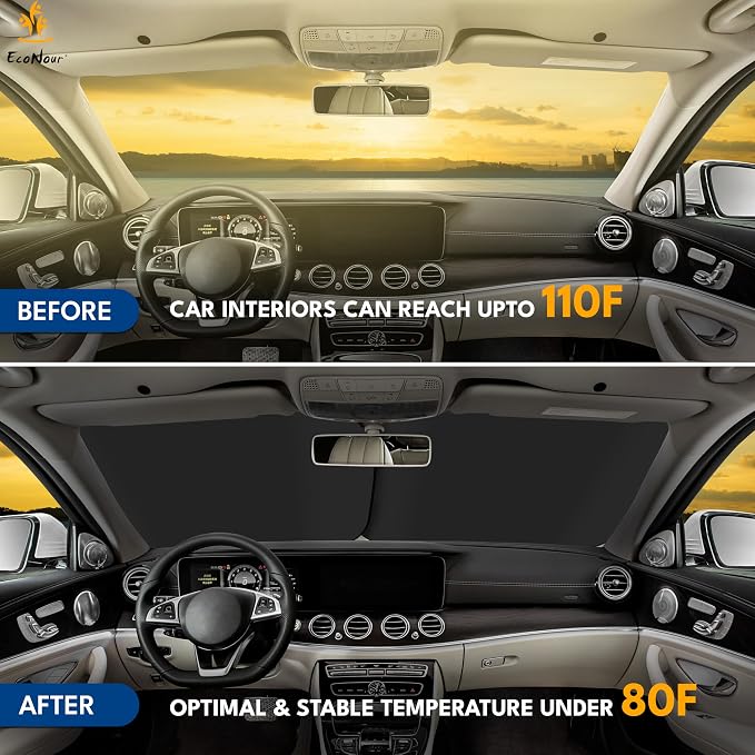 EcoNour 2-Piece Truck Sun Shade - Image 7
