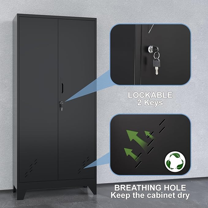 Metal Storage Cabinet, Utility Cabinet - Image 4