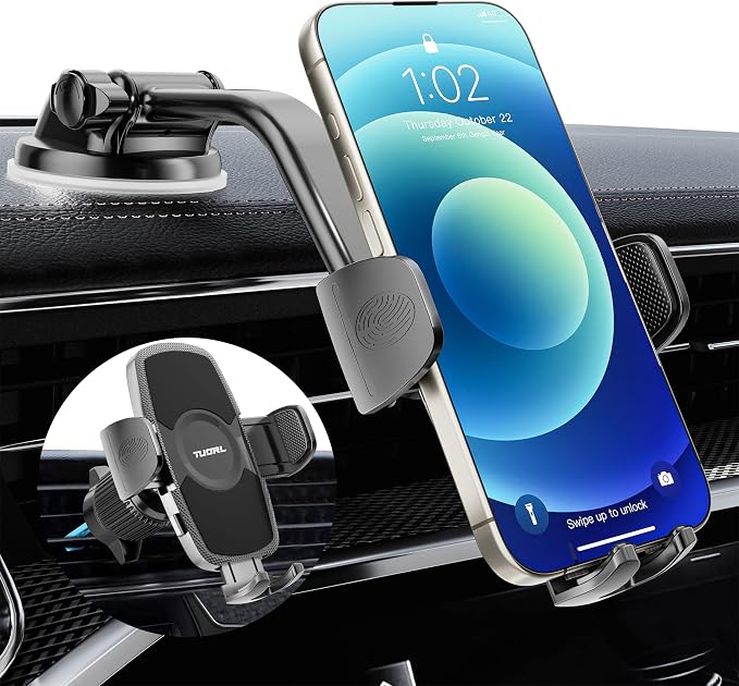Car Phone Holder, Universal Phone Mount by TUORLDIRECT