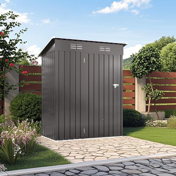 ARMSET 5x3 FT Metal Outdoor Storage Shed by ARMSET