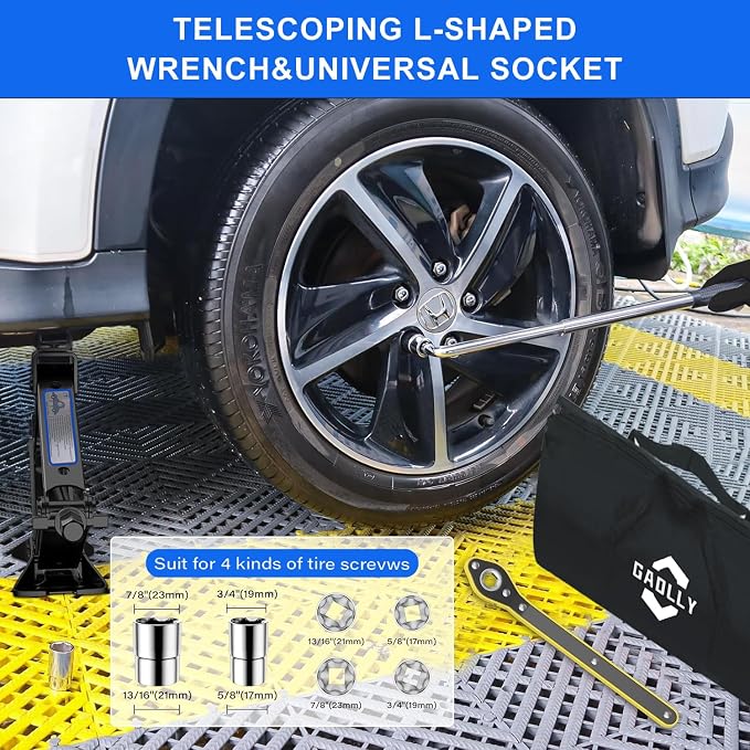 Scissor Jack - 2 Ton Car Emergency Kit - Image 5