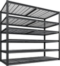 REIBII 3500LBS Garage Shelving, Adjustable Storage Shelves Heavy Duty, 6 Tier by REIBII