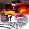 Nilight 6Pcs Car Underglow Neon Accent Strip Lights 300 LEDs RGB Multi Color by Nilight