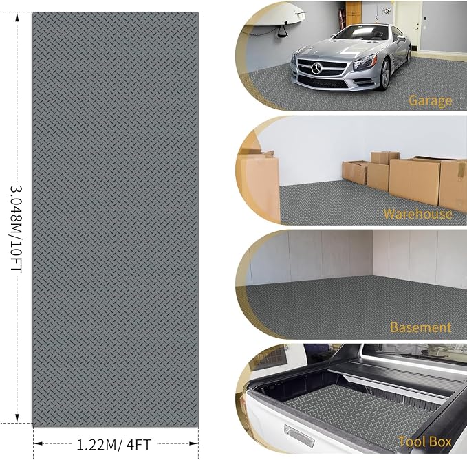 Premium Garage Floor Mat, Commercial Grade Heavy Duty Parking Mat - Image 7