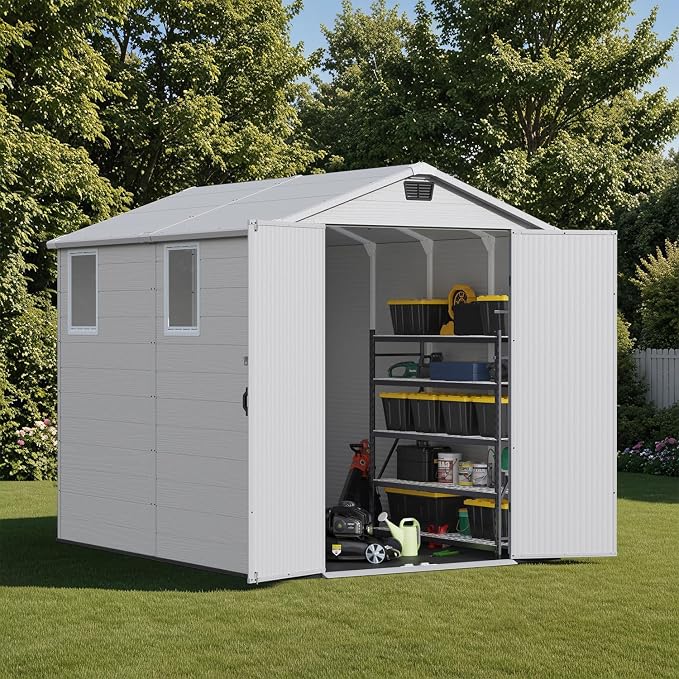 Patiowell 6x8 FT Outdoor Storage Shed - Image 4