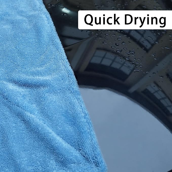 LIVOS 2 Pack Car Drying Towel, Premium Microfiber Towels - Image 5