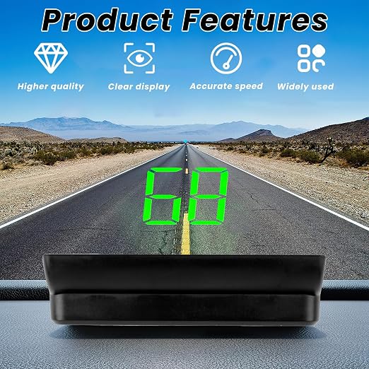GPS Digital Speedometer for Car MPH, Universal HUD Speed Meter - Image 5