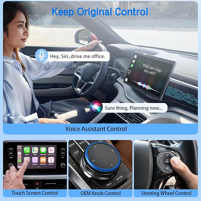 Mini Wireless Carplay Adapter, Convert Wired to Wireless Car Play & Android - Image 7