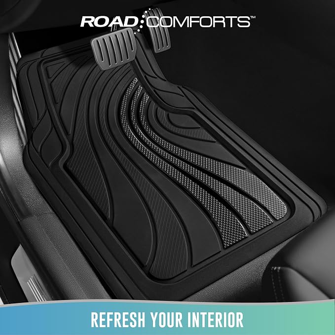 Road Comforts Car Floor Mats Full Set – Front & Rear Car Floor Mats - Image 2