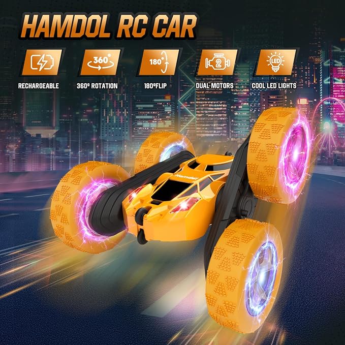 Remote Control Car, 360° Rotating 2.4GHz Fast Stunt RC Cars - Image 2