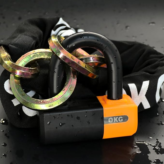 OKG Heavy Duty Small U Lock – 18mm Anti-Cut Manganese Alloy Steel U-Shackle | - Image 4