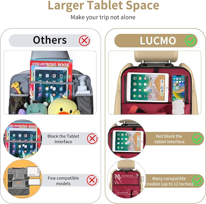 LUCMO Car Backseat Organizer - Image 3