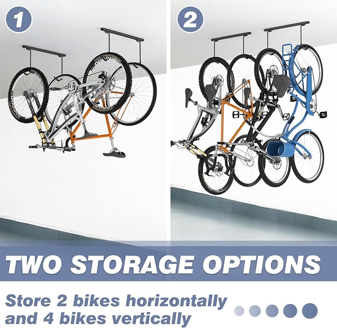 WALMANN Ceiling Mounted Bike Rack - Image 3