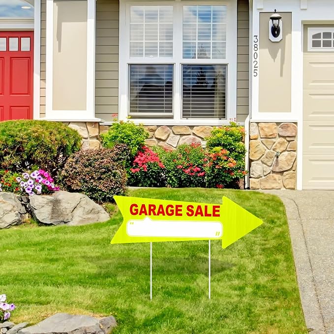 Wenqik 12 Pcs Garage Sale Signs - Image 4