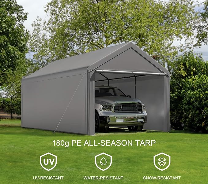 10x20ft Heavy Duty Carport - Image 7