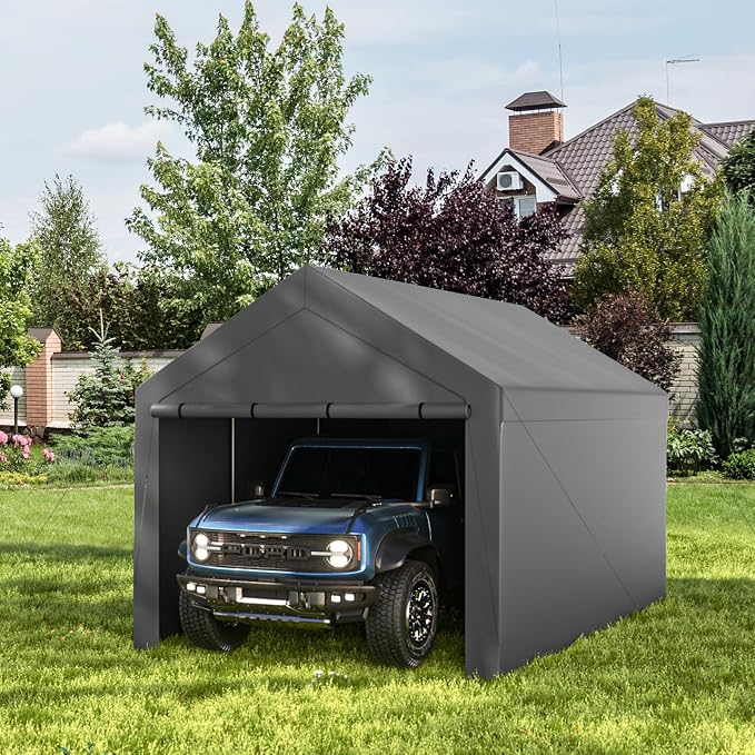 10x20ft Heavy Duty Carport by GREZONE