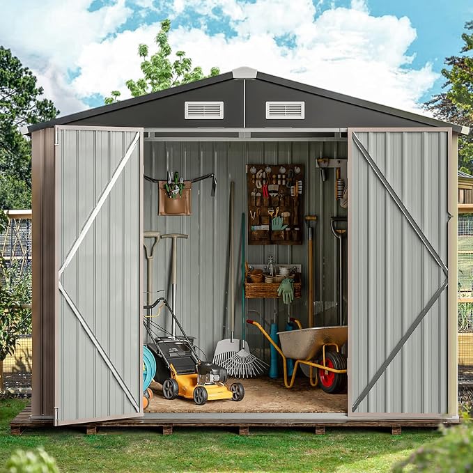 6x4 FT Outdoor Storage Shed - Image 5