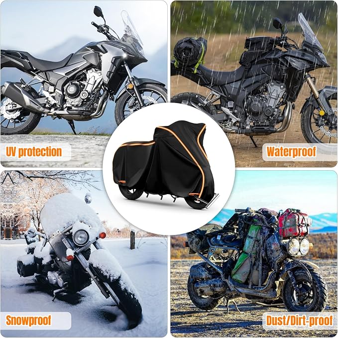 420D Waterproof Motorcycle Cover - Image 7