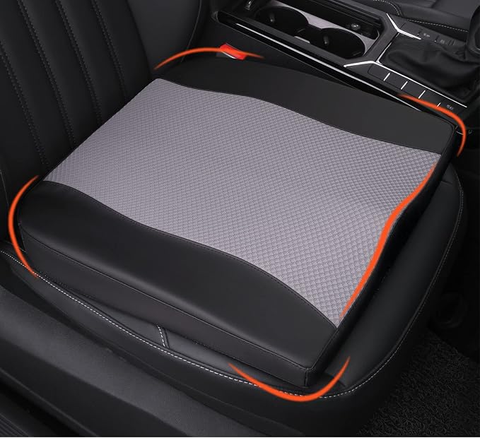 Car Seat Cushion, Comfort Memory Foam Car Cushions by LoftyAim