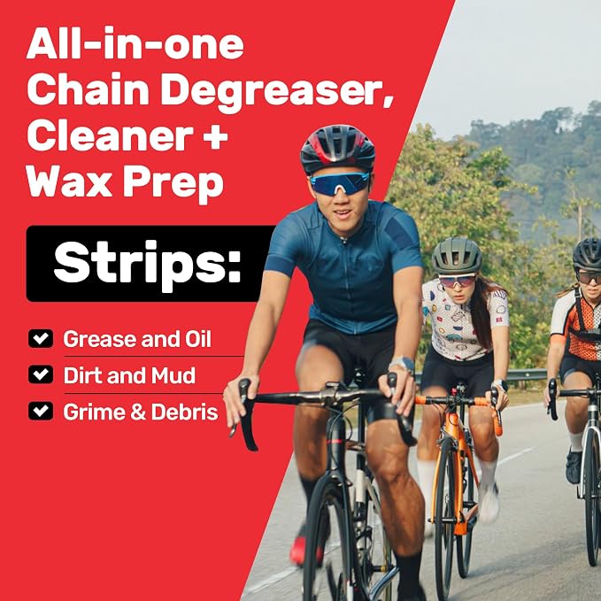 Professional Bike Chain Stripper + Degreaser - 16oz Chain Cleaner & Wax Prep - Image 4